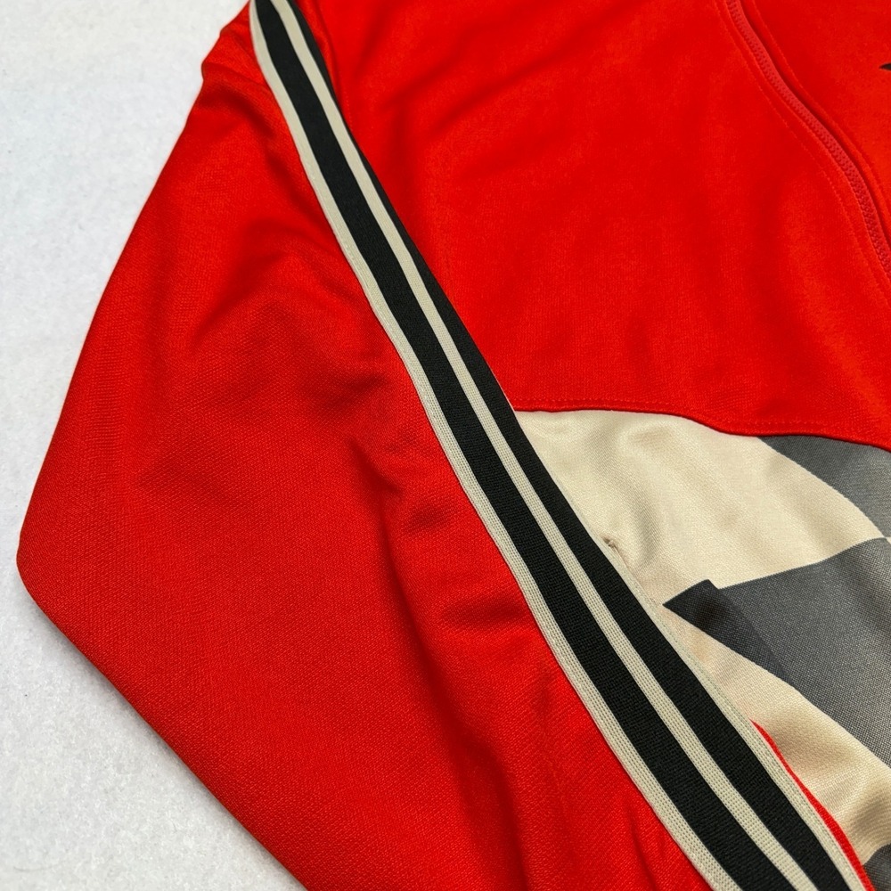 Jeff Staple Pigeon Racing Jacket Mens XL Red Embroidered Full Zip Checkered Flag - Picture 8 of 16